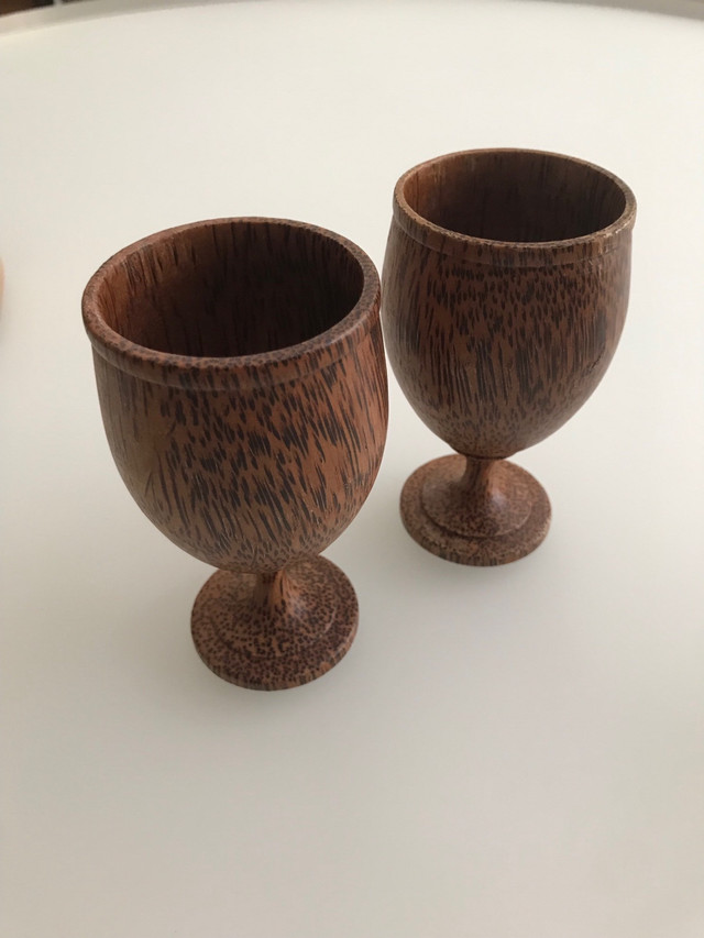 Five-5 Handcrafted Wood Items i.e. Goblets,CandleholderBox,Etc. in Arts & Collectibles in Bedford - Image 2