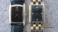2 Men"s CITIZEN QUARTZ analog wrist watches - $25 each !