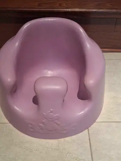 Bumbo Baby Floor Seat In Excellent Condition Purple Bumbo - supports young babies for sitting secure...
