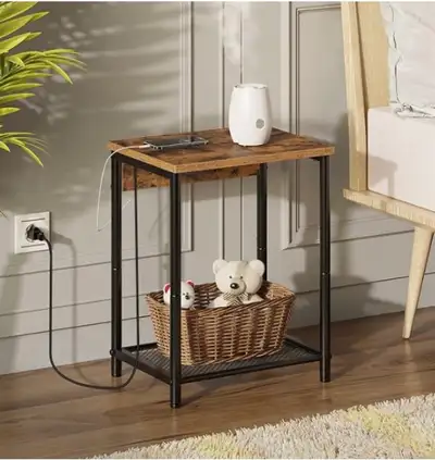 End table with outlet spot , View more
