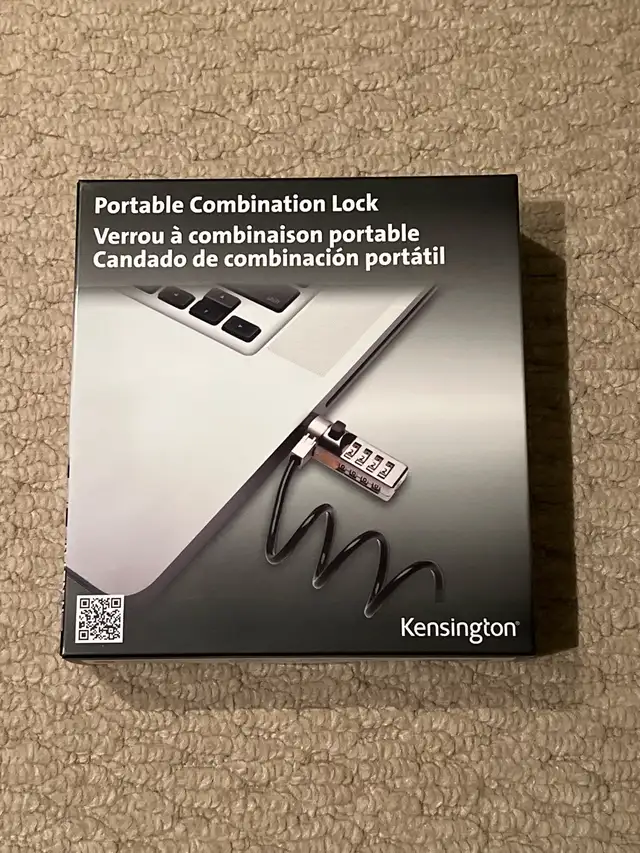 Kensington Combination Lock for laptop