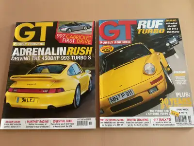 GT Purely Porsche Magazines issue 35 & 41, View more