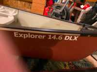 Canoe - Explorer 14.6 DLX complete with paddles