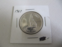 Canada 1867-1967 Silver Centennial 50cent piece Ex Condition!