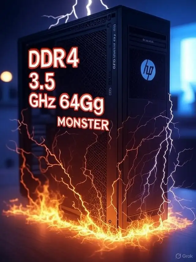HP z440 3.5ghz 64g DDR4 esxi xeon workstation AI gamer PC in Desktop Computers in City of Montréal - Image 2
