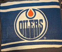 NEW Edmonton Oilers blanket/ throw