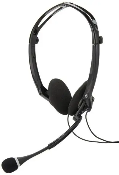 Plantronics DSP400 labeled foldable USB PC headset, View more