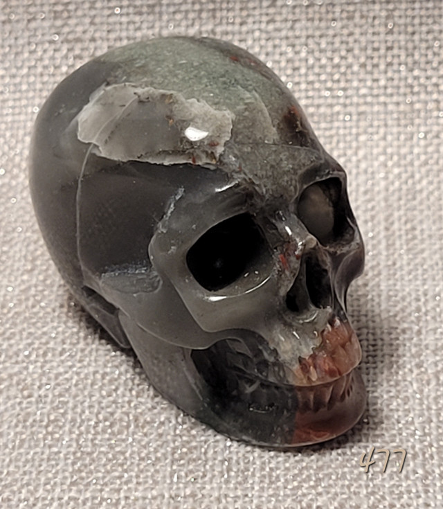 Mini Crâne Skullis de 1½" agate naturelle Mini Skull. dans Art et objets de collection  à Laval/Rive Nord - Image 2