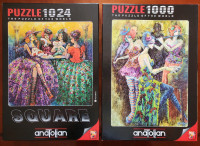 Puzzles - Lot of 5 Puzzle boxes for $40