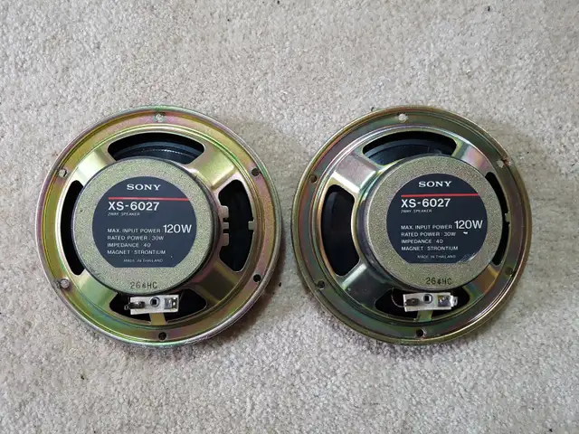 SONY XS-6027, 6" (INCH) SPEAKERS! in Speakers in Markham / York Region - Image 3
