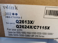 3 Cartouches noires pour imprimantes HP - Q2613X, Q2624X, C7115X