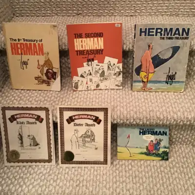 HERMAN books and certificates, View more
