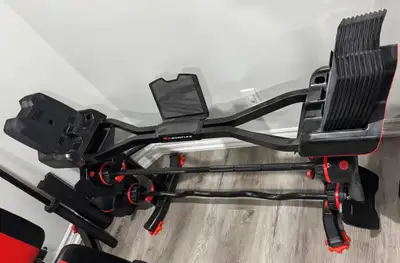 Bowflex 2080 Adjustable Barbell + 40 lbs Upgrade + Stand, View more