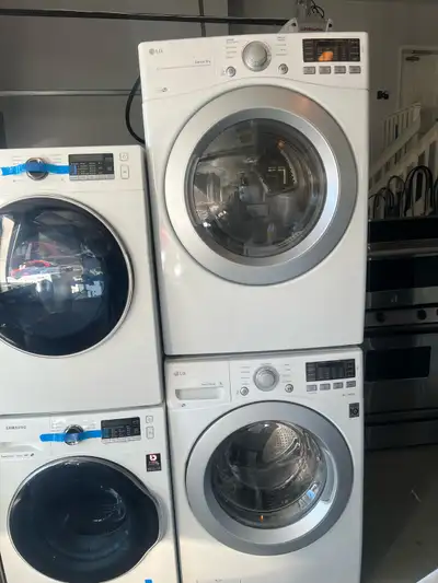 LG!! front load washer electric dryer set can deliver , View more