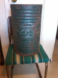 Rare 1909-18 Shawinagin Chemicals Ltd (later Gulf Ca) tin can.