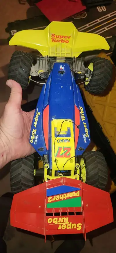 Vintage Nikko Super Turbo Panther 2 RC Buggy 1:8 Scale 27MHz, View more