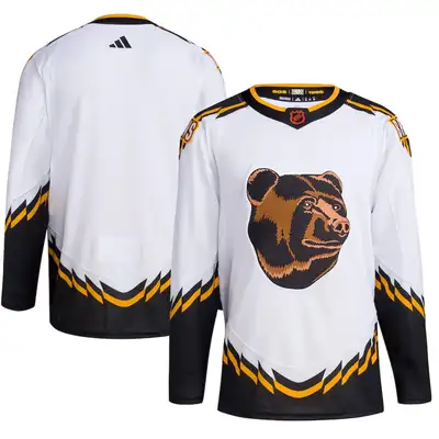 Adidas Boston Bruins Reverse Retro 2.0 Pooh Bear Jersey Size 52, View more