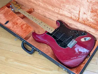 Would consider trades for Fender CS guitars or a Gibson R4 Fender Standard Stratocaster 1979 transpa...