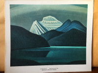 Lawren Harris Mountains and Lake print McMichael Conservation