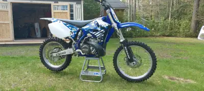 Original plastic, exhaust, seat etc. Frame has factory paint and is free of any damage. Sub frame is...