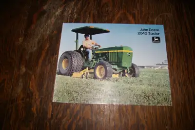 John Deere 2040 Tractor Brochure, View more