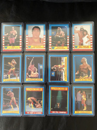 1987 OPC WWF Wrestling Sports Cards Set 1-75 