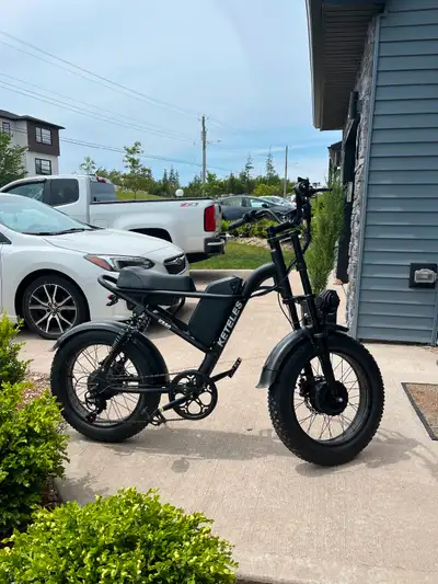 Keteles Dual Motor 740W AWD Electric Bike with 48V 23 AH battery, View more