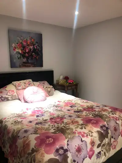 One room is available for rent , in a newly built two-bedroom basement. Separate laundry in the base...