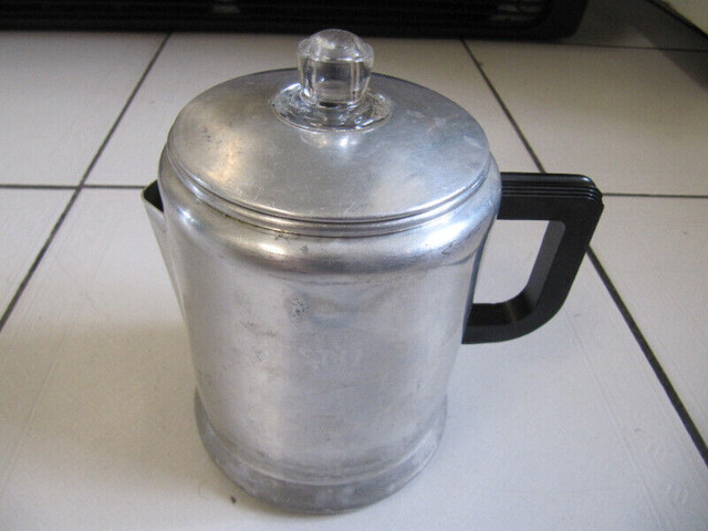 MSL Lifetime Model 2202 Camper Style Aluminum Coffee Maker 1950s in Arts & Collectibles in Mississauga / Peel Region