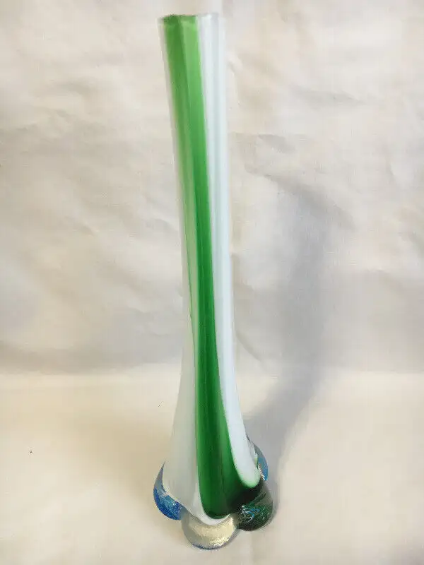Vintage Hand Blown Art Glass Vases
