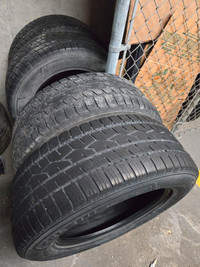 A set of four 265/60R18 all-weather tires