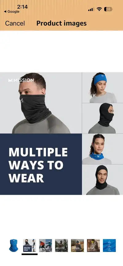 Mission Neck Cooling Gaiter, View more