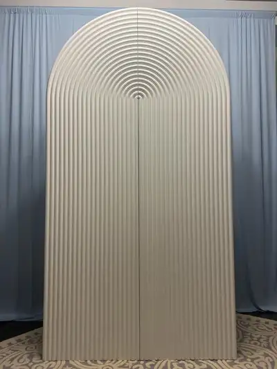 Ripple Arch backdrop for rent, View more