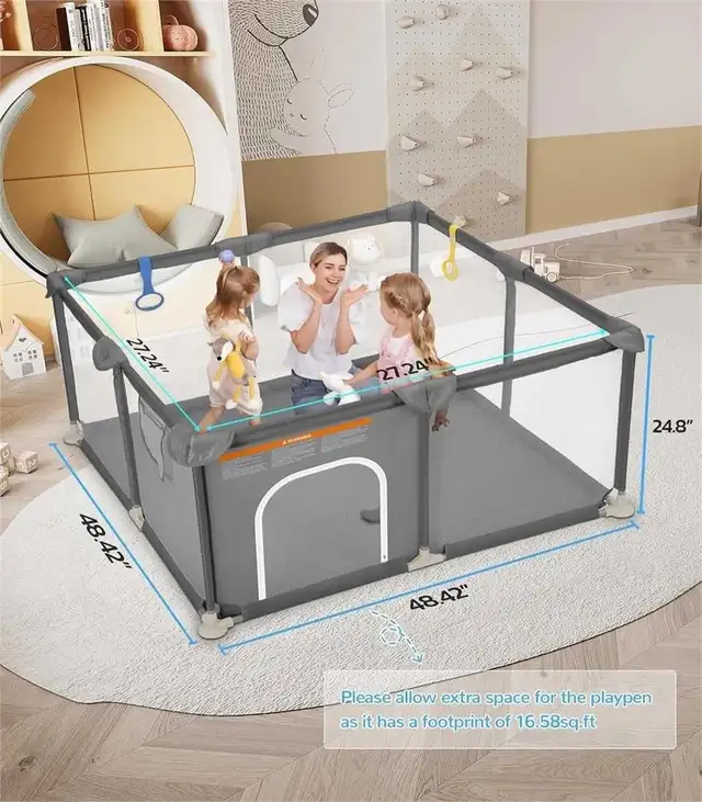 Brand New Dripex Baby Playpen  in Playpens, Swings & Saucers in City of Toronto - Image 3