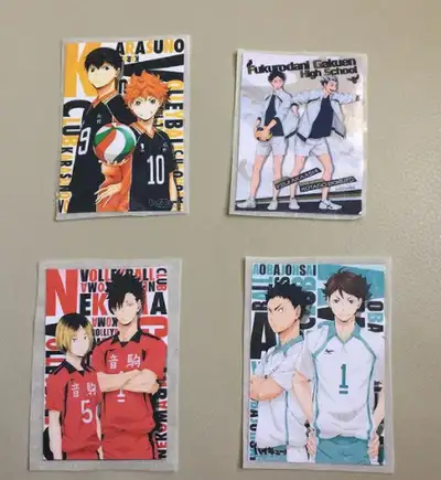 Haikyu duo sticker handmade in Calgary, 15 cents each, kijiji would not allow me to write $0.15