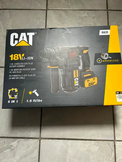 CAT 18V Rotary/Hammer Drill BRAND NEW, View more