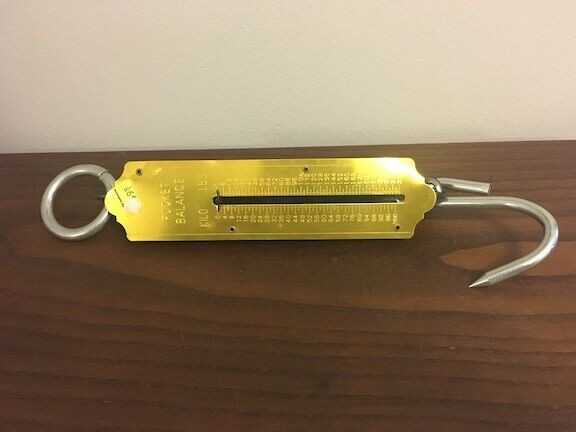Vintage Classic Retro BRASS POCKET Balance SCALE Complete in Arts & Collectibles in City of Toronto