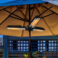 NEW Art To Real Electric Parasol Patio Umbrella Heater/ Folding 