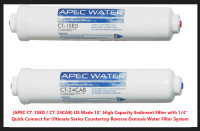 (NEW) Ultimate Water Sediment Filters 10" (APEC CT-1SED / 24CAB)