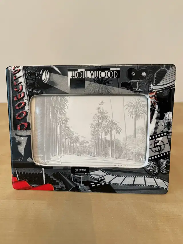 Beautiful Hollywood ceramic picture frame, never used