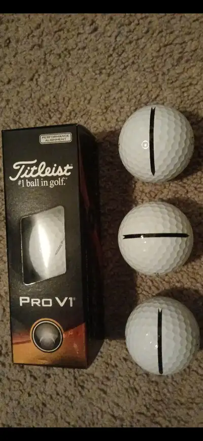 Titleist prov1 (3 balls) Preformance Alignment, View more