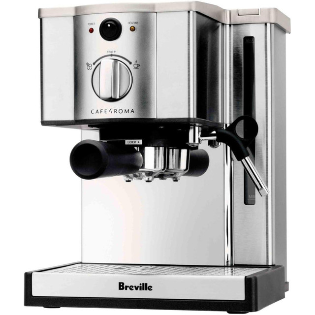 Breville ESP8XL Cafe Roma Stainless Espresso Maker,1.2 liters in Coffee Makers in Markham / York Region - Image 2