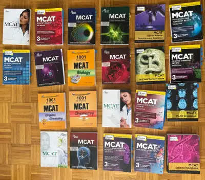 22 MCAT PRINCETON REVIEW/ EXAM KRACKERS BOOKS FOR MEDICAL SCHOOL, View more