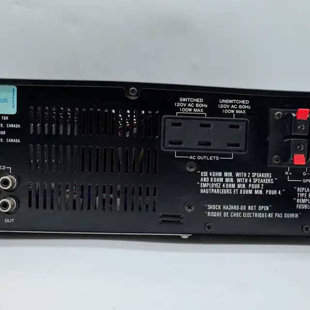 LXI 28925 Amplifier Aka Sherwood Ad620b 100Wpc Tested Working in Stereo Systems & Home Theatre in City of Toronto - Image 9
