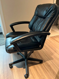 Bonded leather office chair - $40