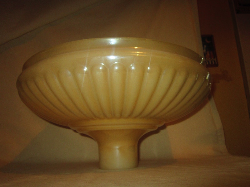 Vintage Glass Lamp Shade For Standing Metal Lamps Arts