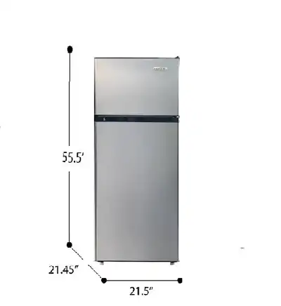 fridge Frigidaire -21"stainleasteel-7.5cuf-warranty-$249.no tax, View more
