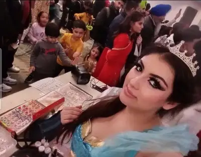 Face painting, twisted balloons and glitter tattoos, View more