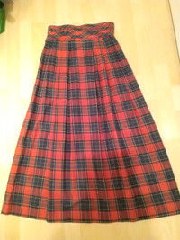 Vintage Talbot's Plaid Skirt Sz 8