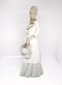 Vintage Porcelain Lady Figurine Miquel Requena Valencia Spain